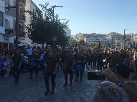 Un momento durante el desfile