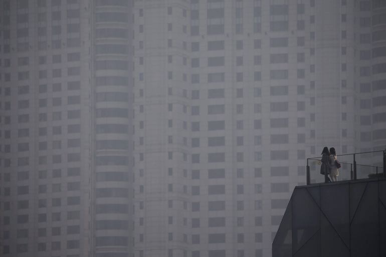 Rasacielos en China.