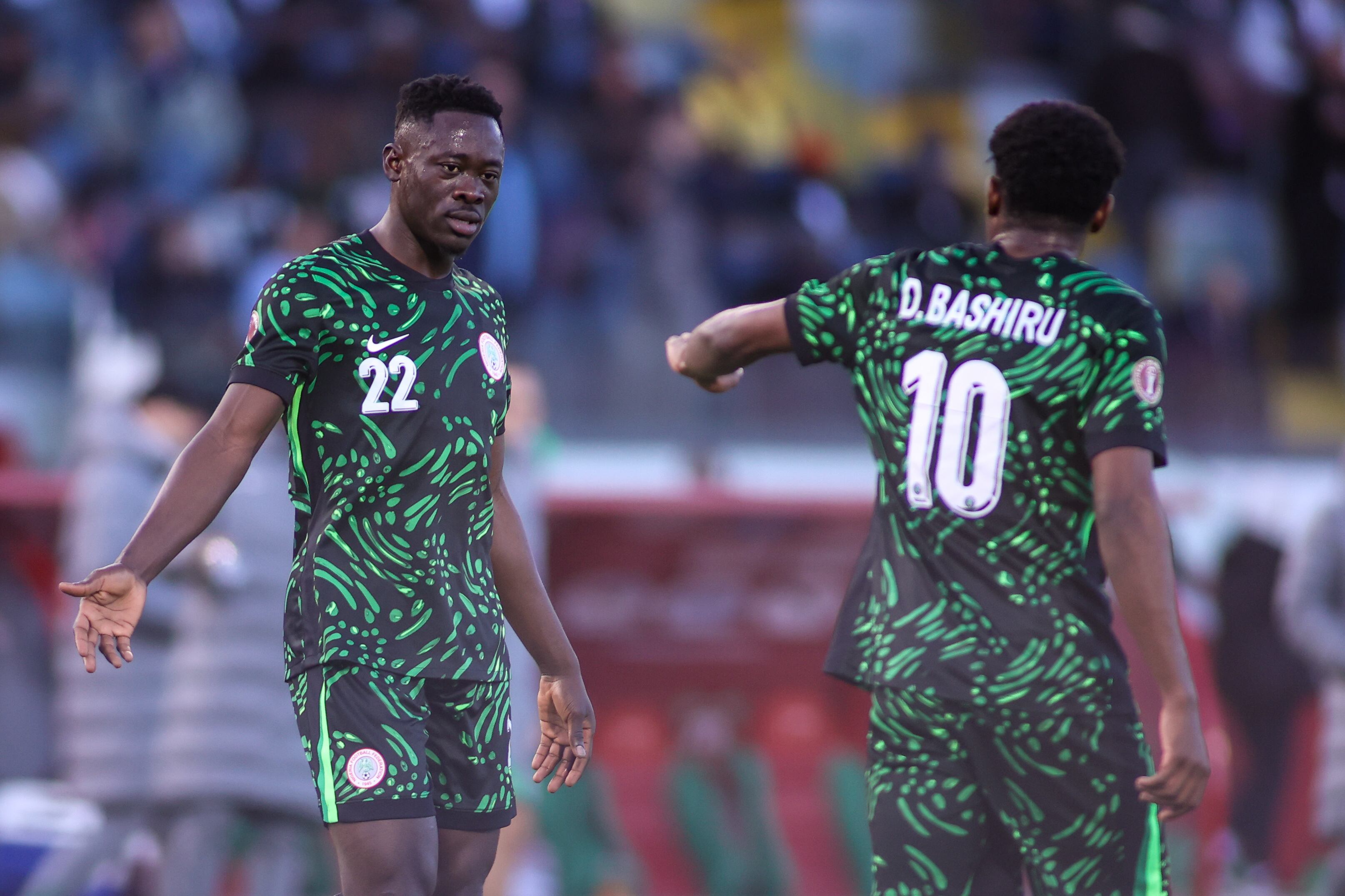 Los jugadores de Nigeria celebran un gol durante la Copa África 2026
