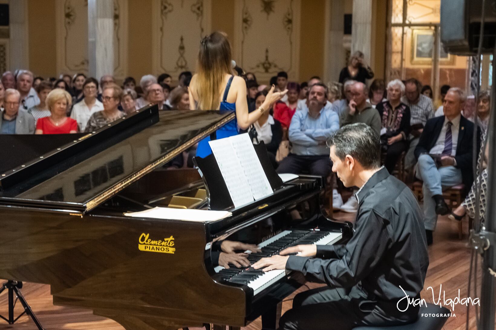 Un concert de l'edició de 2023 de la Setmana gran del piano celebrat al Círculo Industrial.