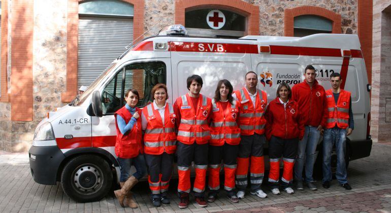 Voluntarios de Cruz Roja Puertollano