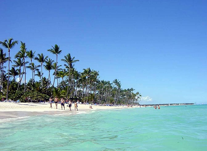 Una vista de Playa Bávaro, un destino al que se apuntan muchos turistas.