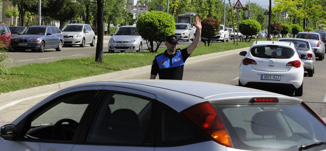 Control de tráfico en Alcobendas