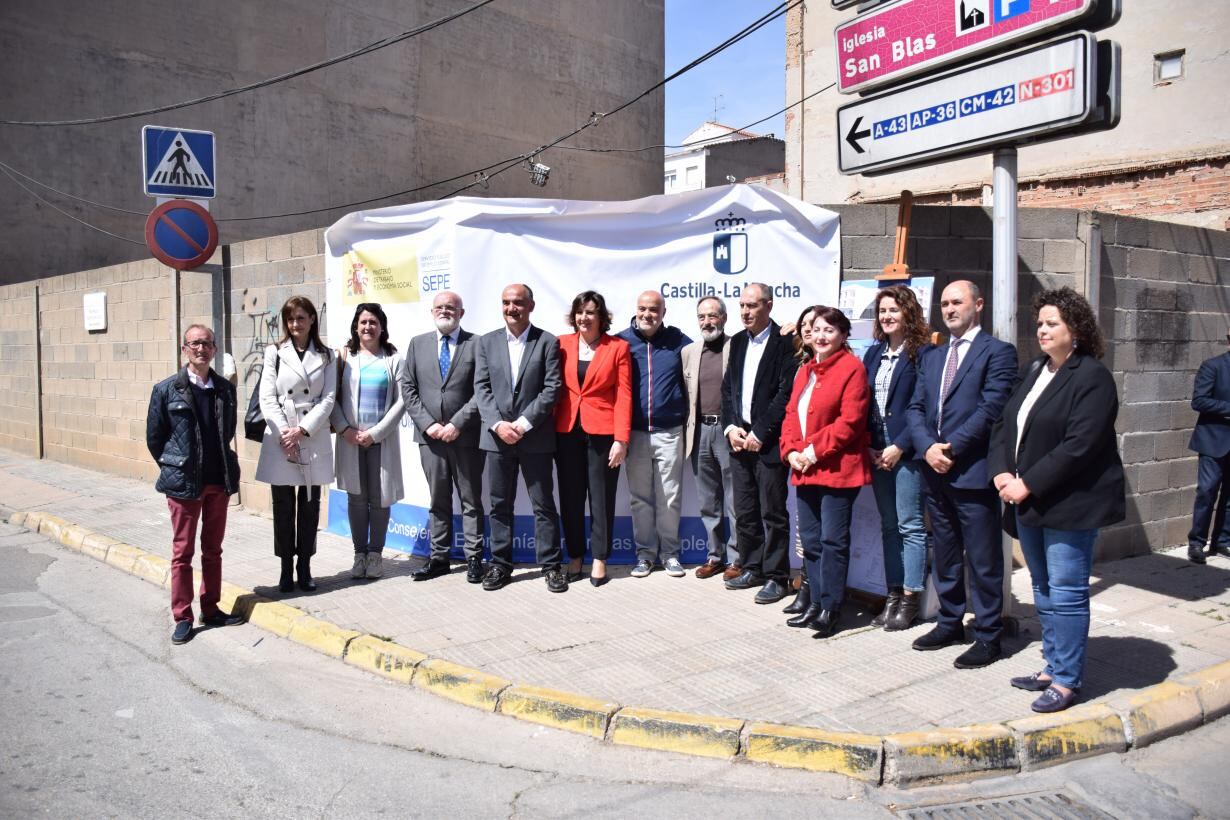 Visita a Villarrobledo de la consejera de Economía, Empresas y Empleo, Patricia Franco