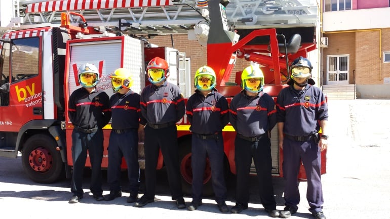 Nuevos cascos bomberos