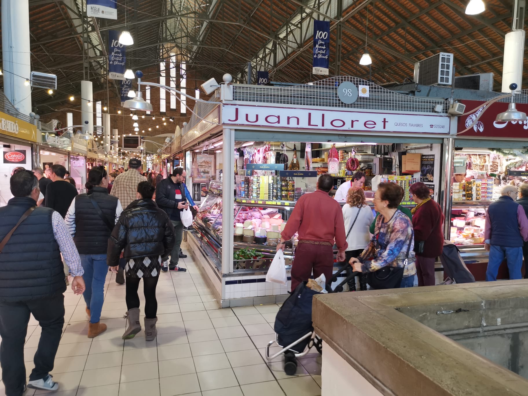 Imagen de archivo del Mercado Central de Alicante 