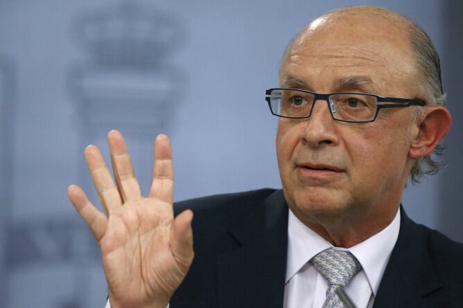 El ministro de Hacienda, Cristobal Montoro.