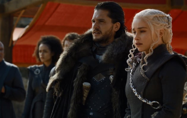 Jon y Daenerys en el capítulo &#039;El Dragón y el Lobo&#039;