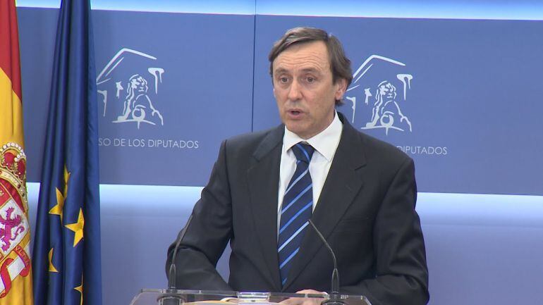 Hernando durante una comparecencia en el Congreso.