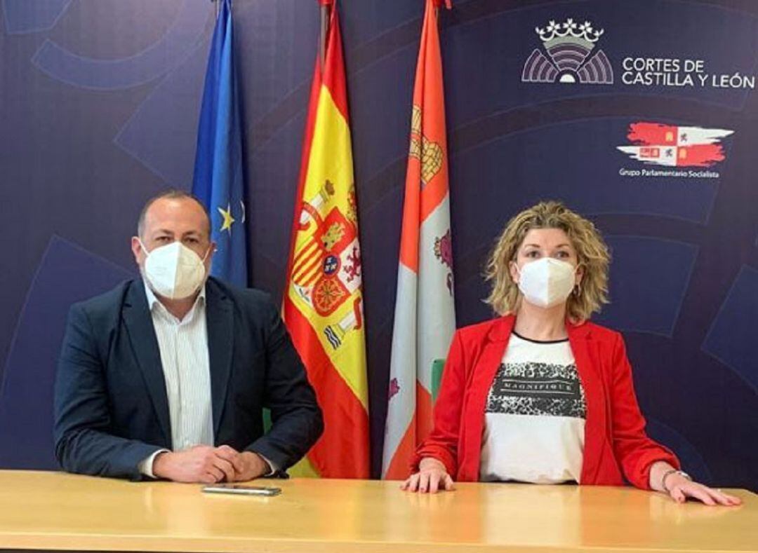 Miguel Hernández y Soraya Blázquez, procuradores socialistas