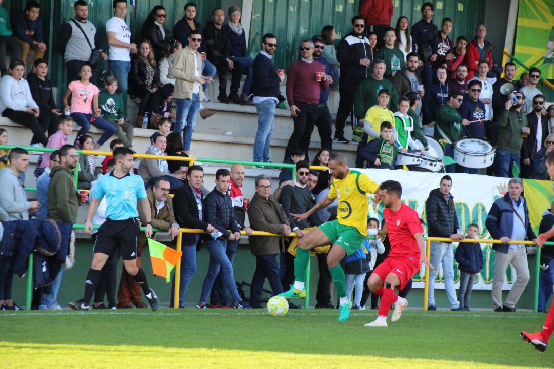 Un momento de un partido.