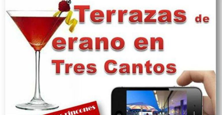 Cartel de la campaña &#039;Terrazas de verano en Tres Cantos&#039; 2016