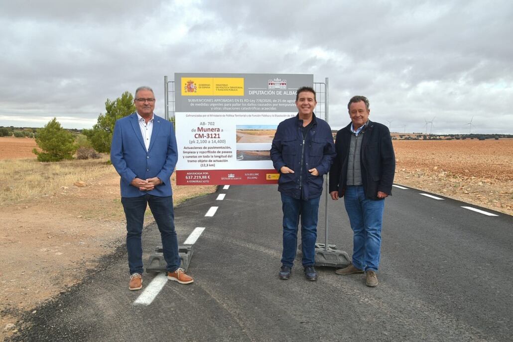 Desiderio Martínez, Santiago Cabañero y Juan José Grande