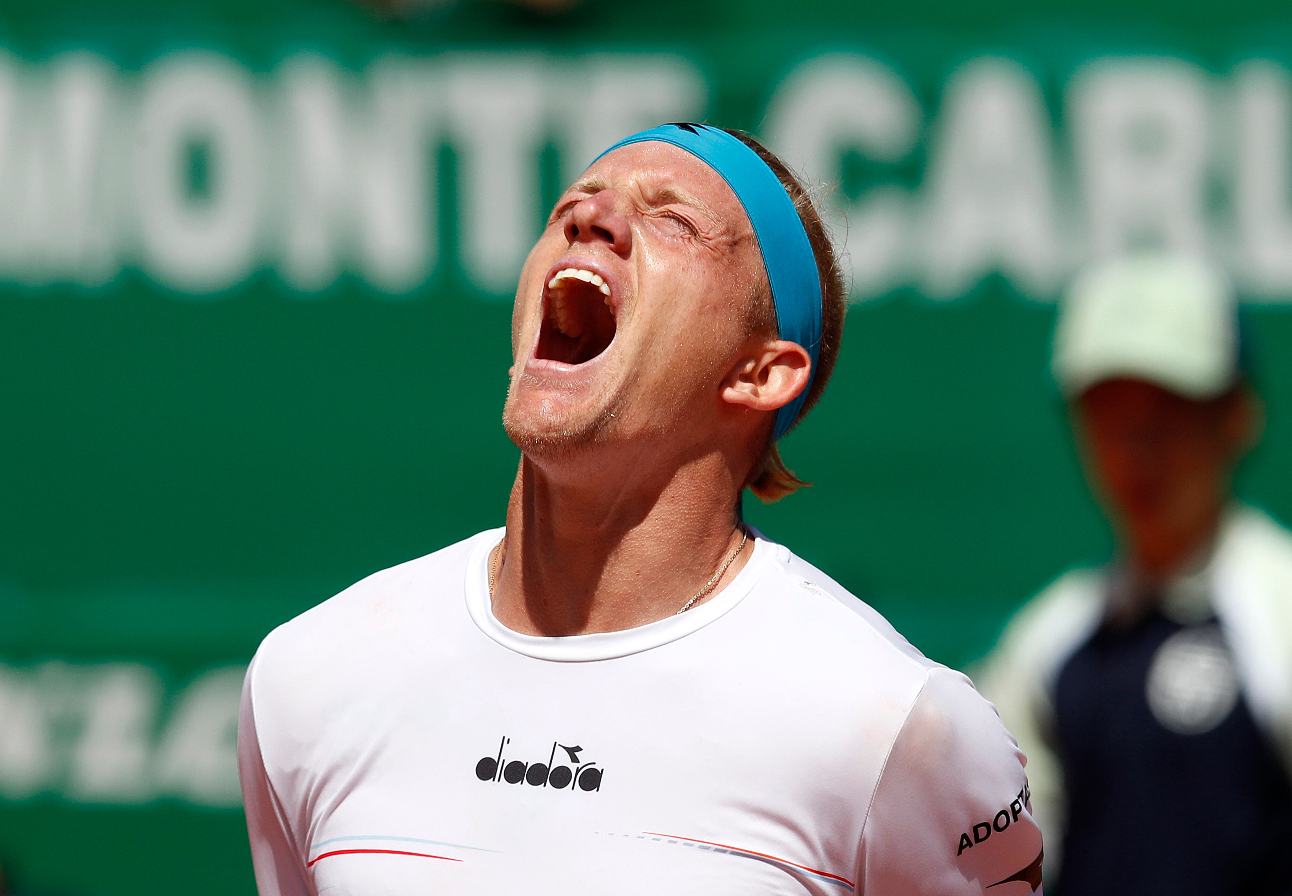 Alejandro Davidovich Fokina celebra el pase a la final del ATP de Montecarlo