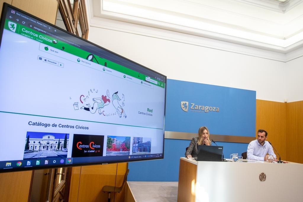 Nueva web para reservar espacios y aulas en los centros cívicos de Zaragoza