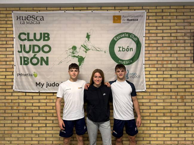 Deportistas del Club Judo Ibón
