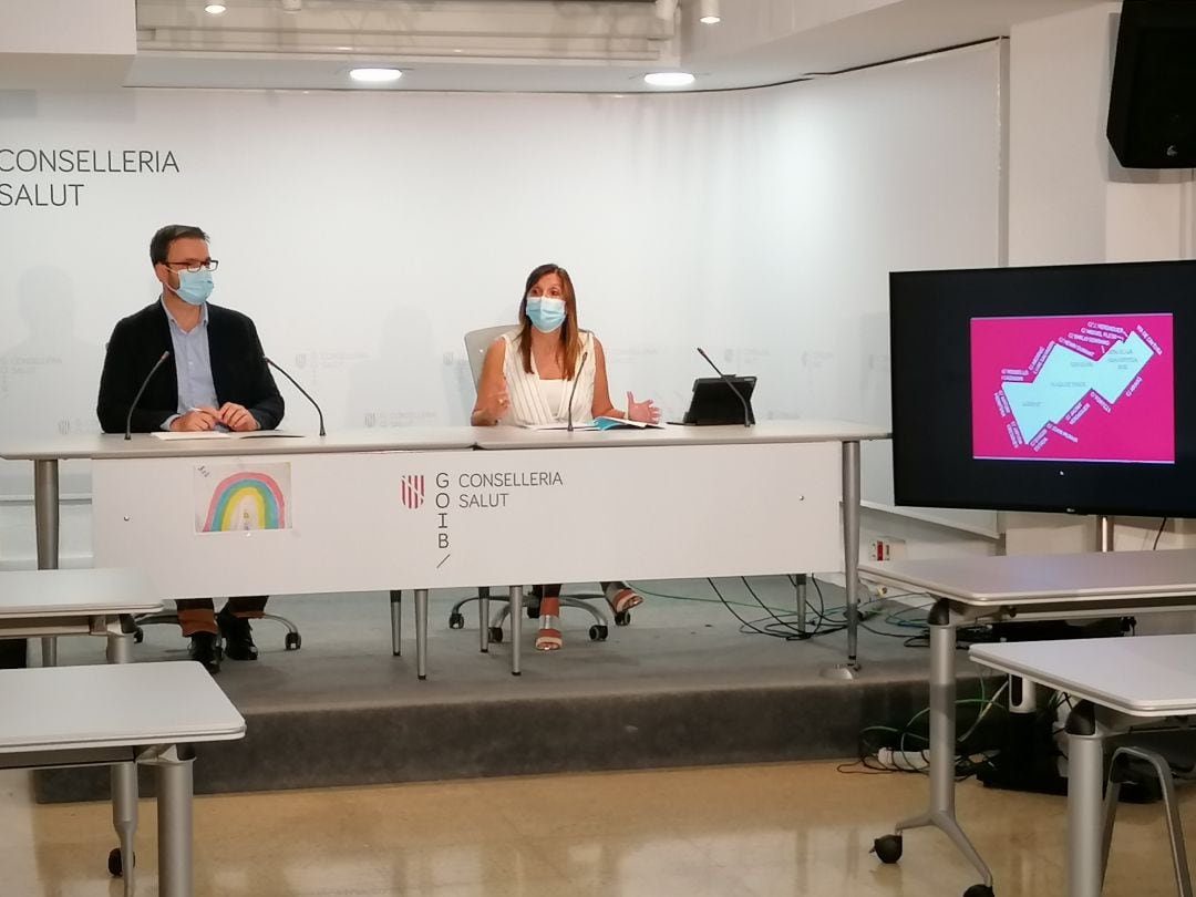 El alcalde de Palma y la consellera de Salud