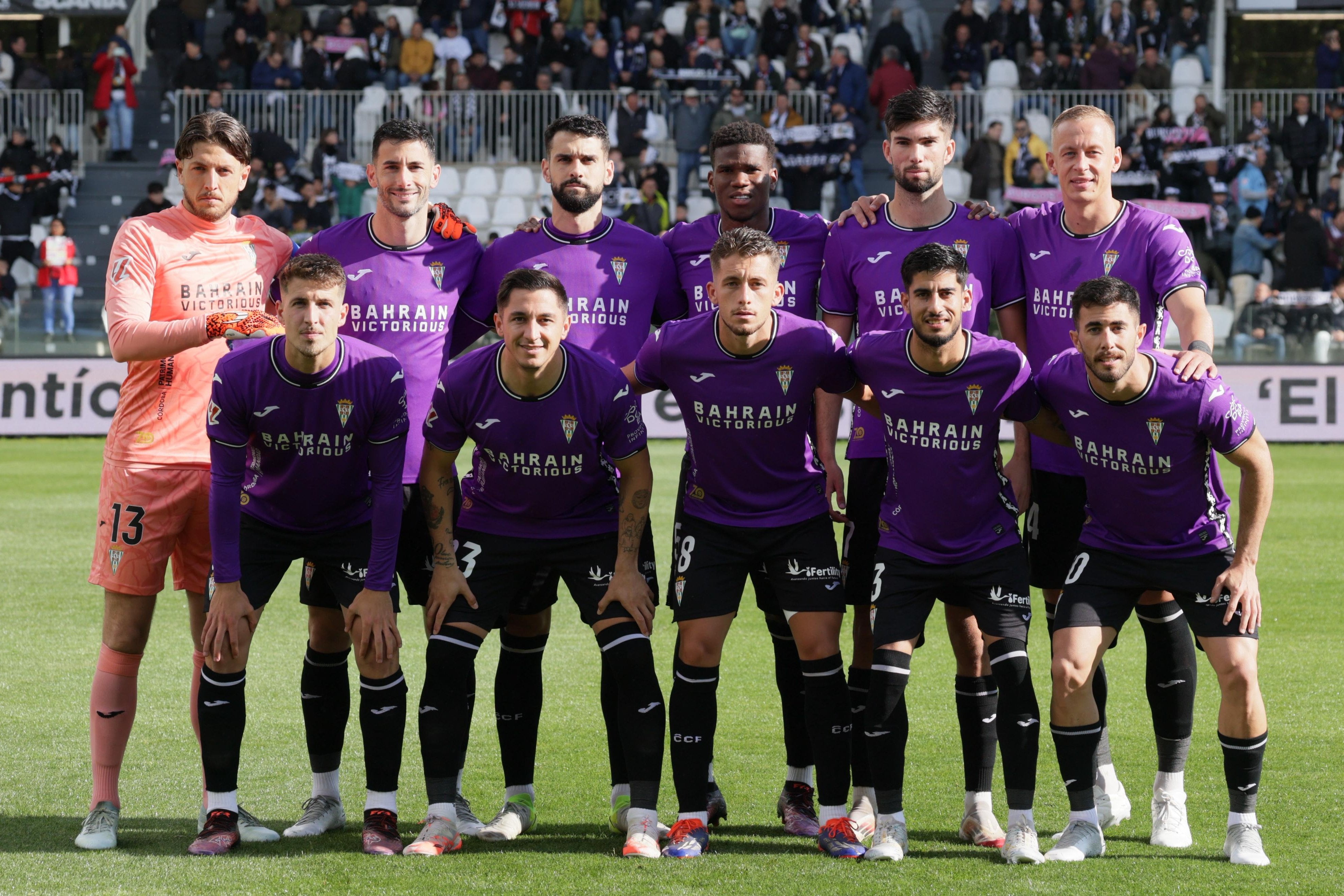 Alineación de Ania en Burgos (Prensa CCF)