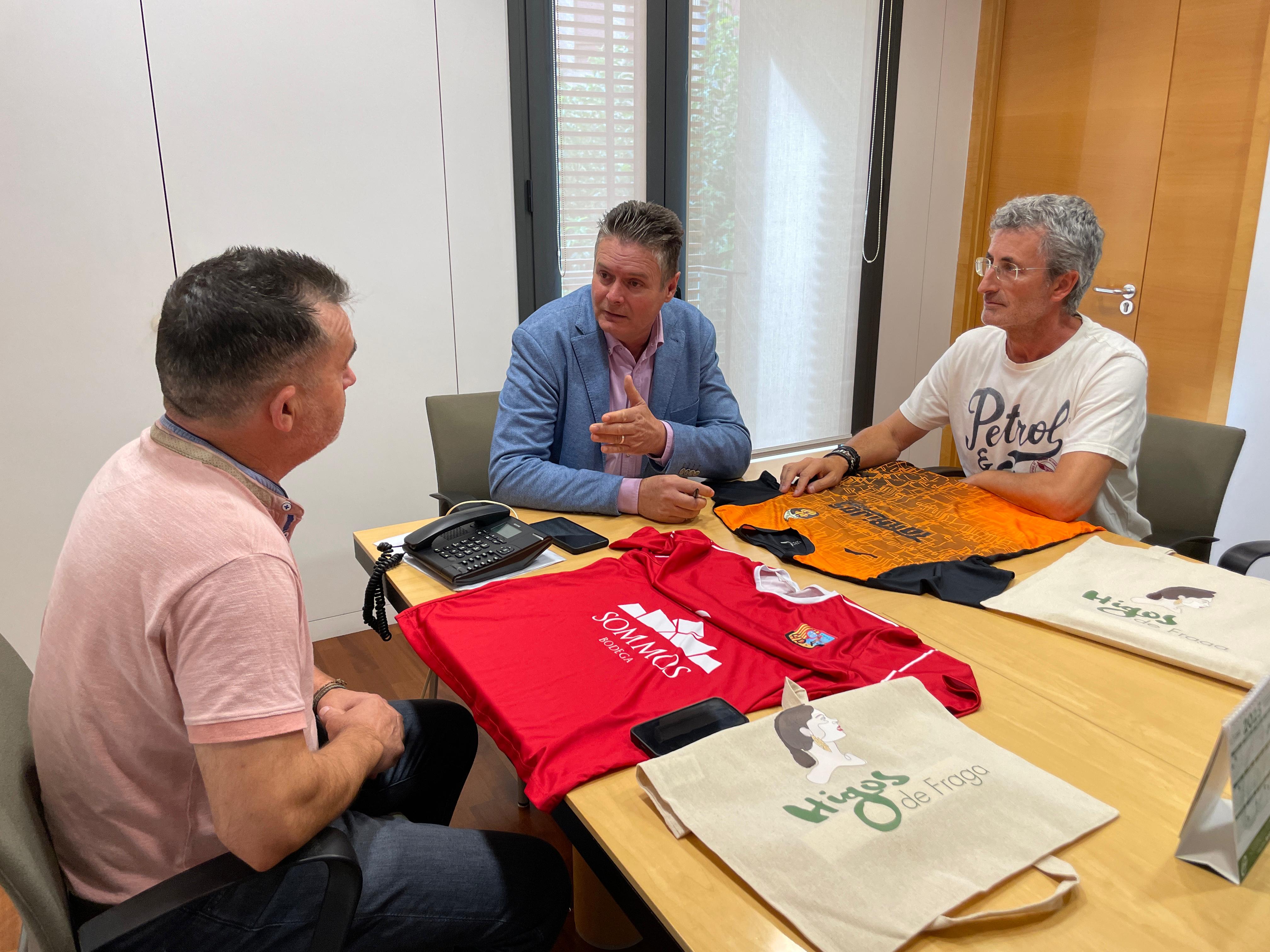 Ignacio Gramún en la Reunión del Fútbol Higos de Fraga