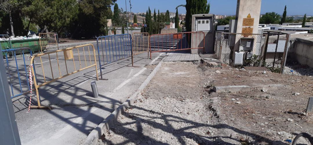 Obras en la avenida de Granada