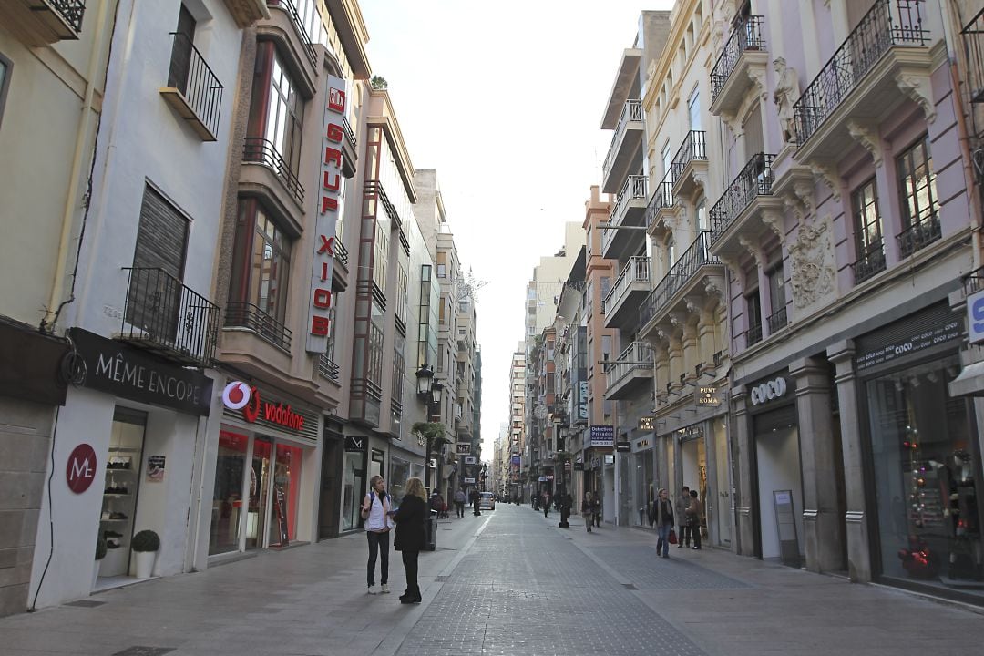 Calle Enmedio de Castelló. Imagen de archivo