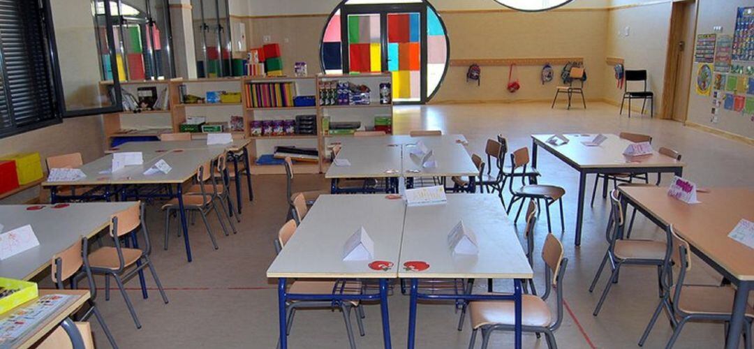 Los alumnos de varias clases del CEIP Blas de Lezo de Parla no han podido acudir en el primer día de curso