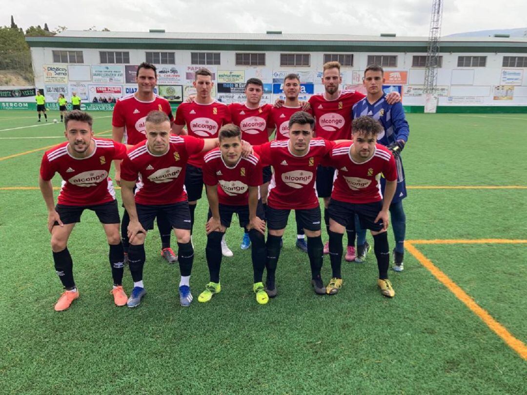 Once inicial del Jódar C.F. en Mancha Real