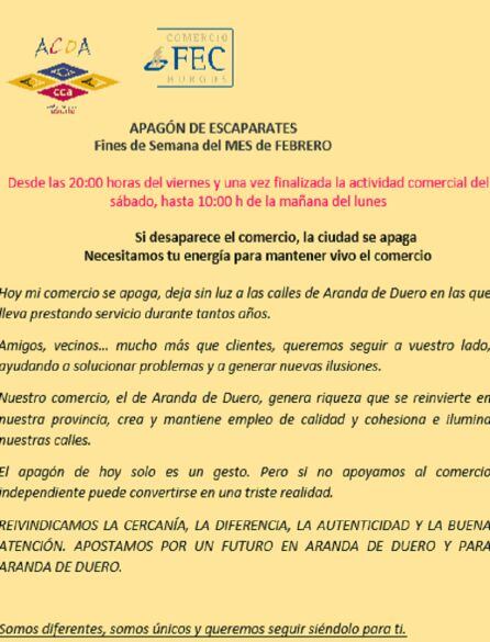 Este es el manifiesto de la campaña