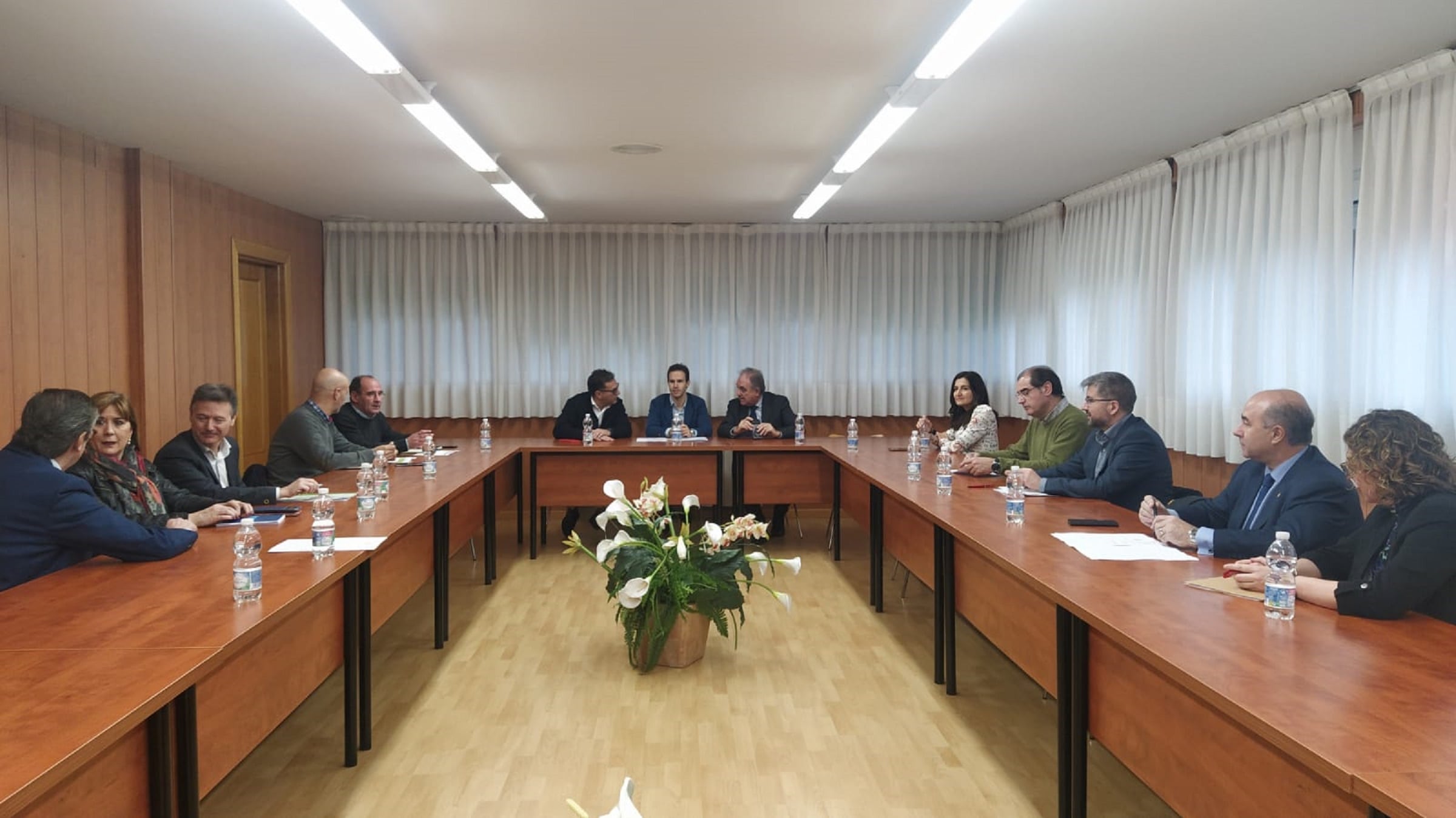 Imagen de la reunión mantenida en Palencia