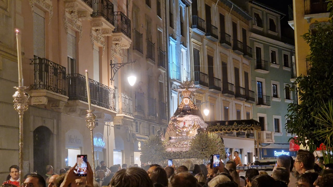 Procesión de la Virgen de las Angustias, la patrona de Granada