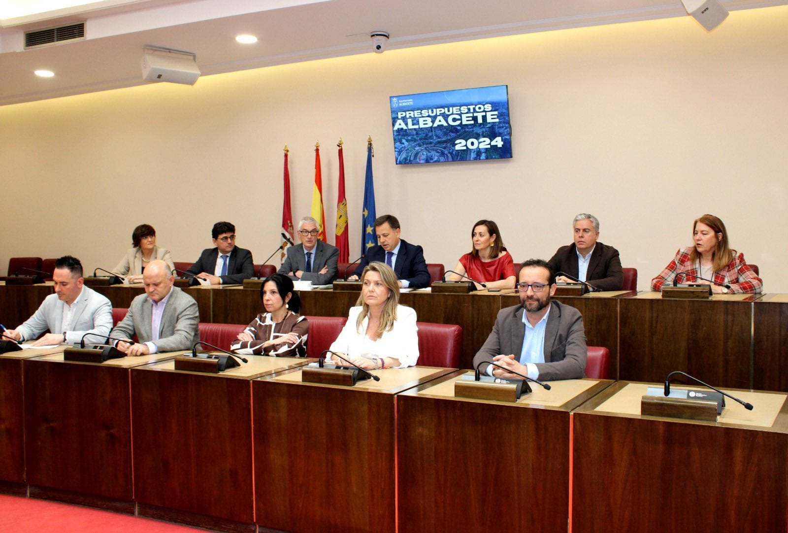 Rueda de prensa del equipo de gobierno del Ayuntamiento de Albacete