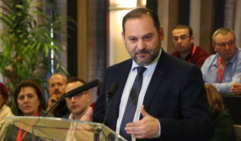 Ábalos durante su intervención en el 13º Congreso Provincial del PSOE de Cuenca