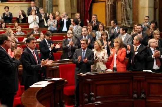 Aplaudiments a la fi del debat de política general