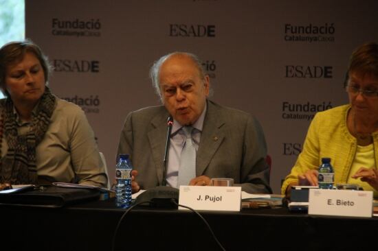 Jordi Pujol, a la jornada organitzada per ESADE