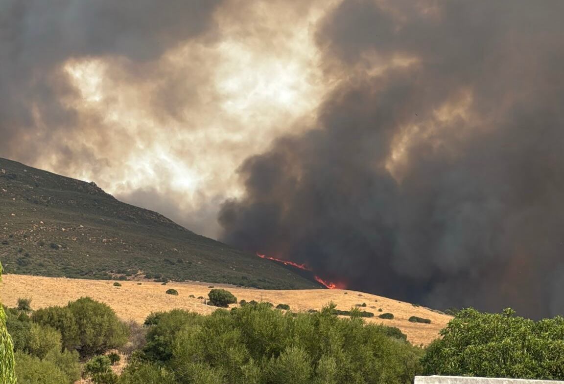 Fuego registrado en Tarifa esta tarde