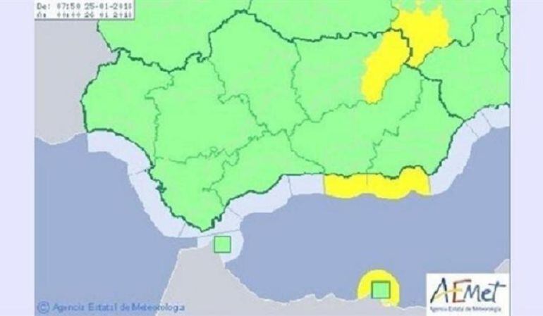 Alerta meteorológica en Cazorla