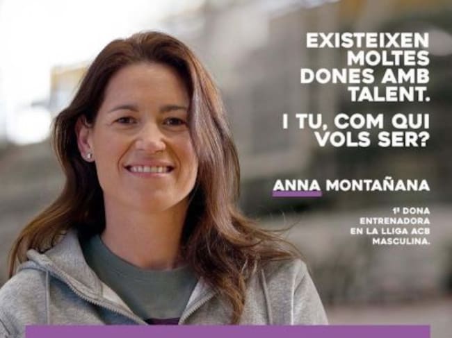 Montañana es una de las mujeres elegidas como ejemplo por la Generalitat valencia en su campaña institucional del 8 de marzo
