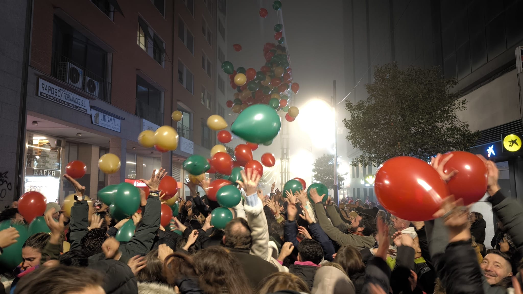 Suelta de globos