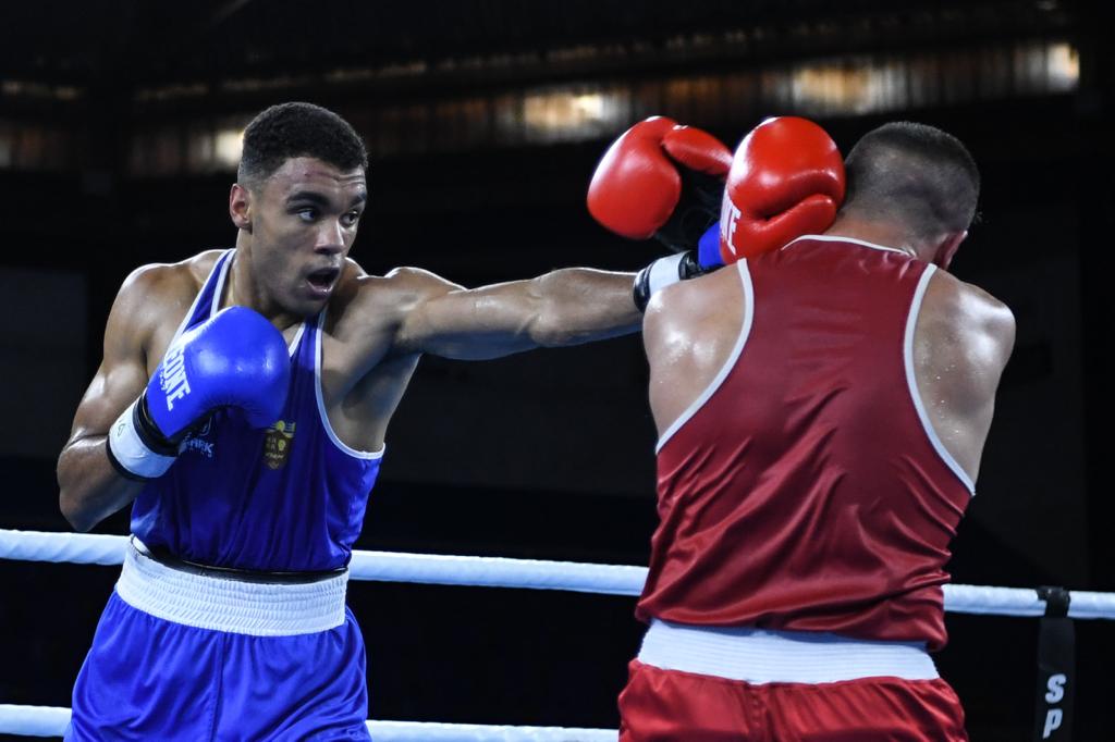 Pablo Coy en plena final del Campeonato de España