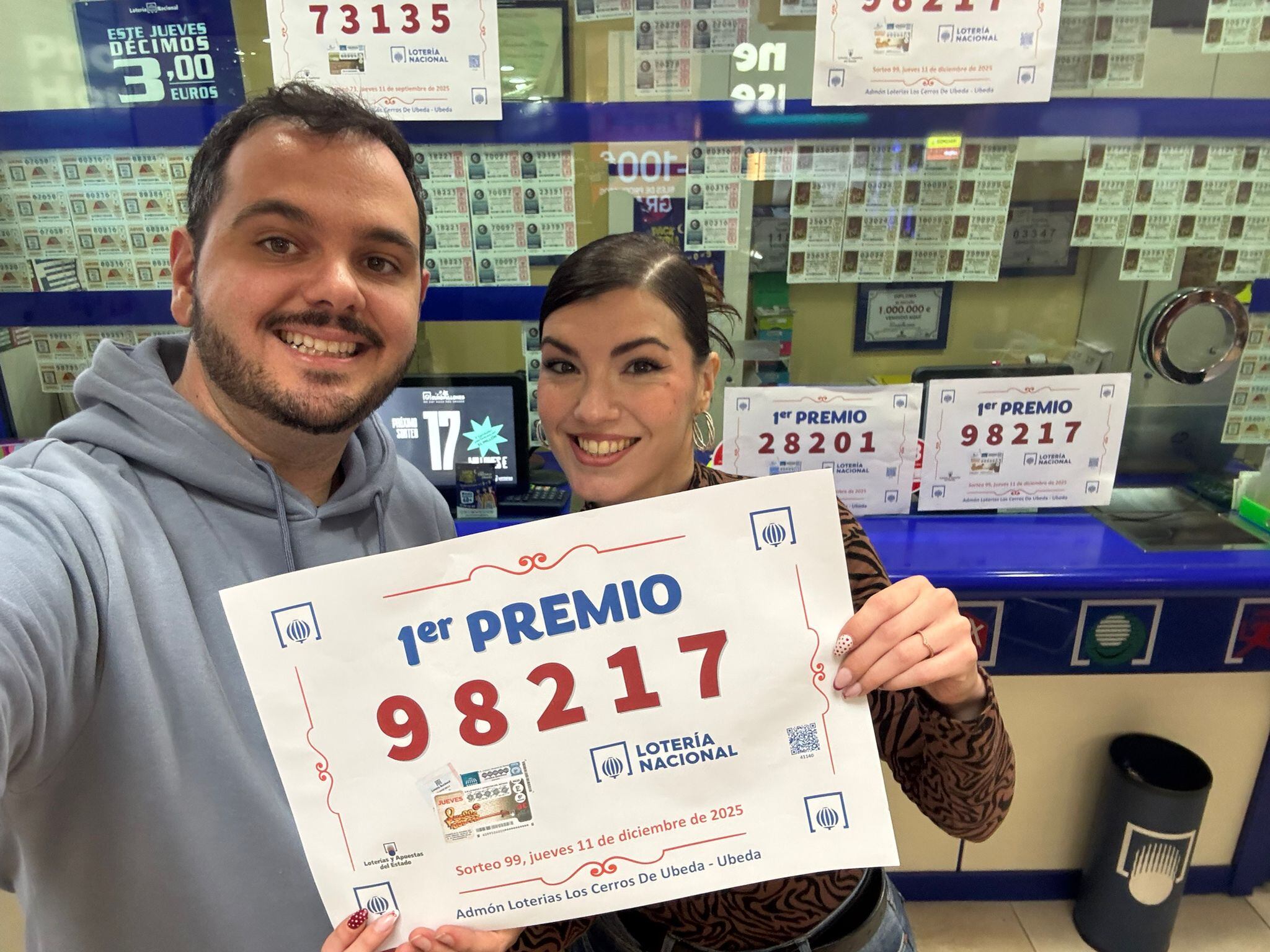 Alejandro Balboa y Ángela Almazán, de la administración ubetense.