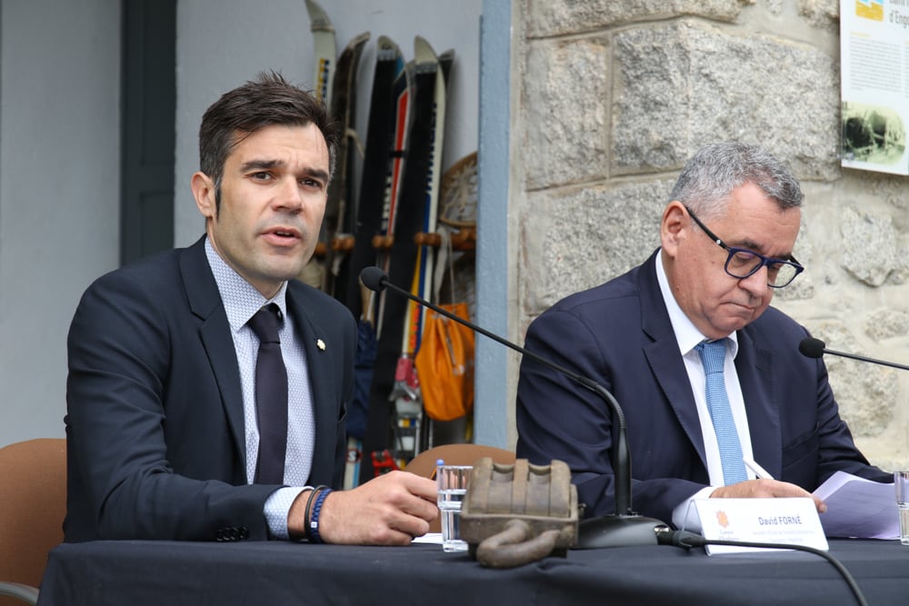 El secretari d'Estat de Transició Energètica, David Forné, i el director general de FEDA, Albert Moles, han presentat les activitats previstes en el marc de les setmana de l'energia sostenible