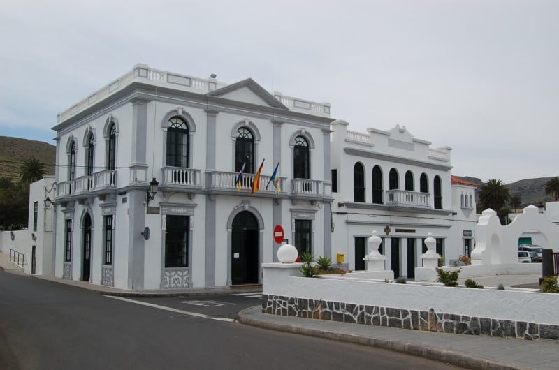 Edificio del Ayuntamiento de Haría.