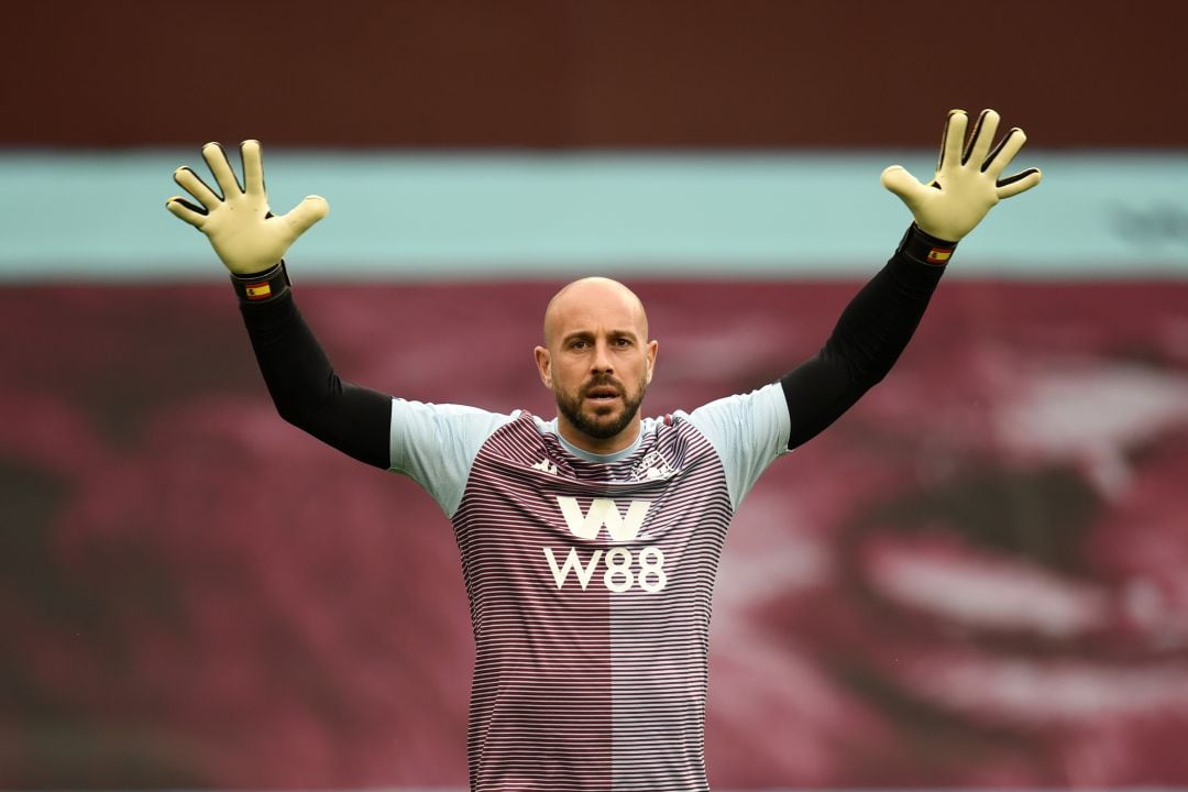 Pepe Reina, defendiendo los colores del West Ham.