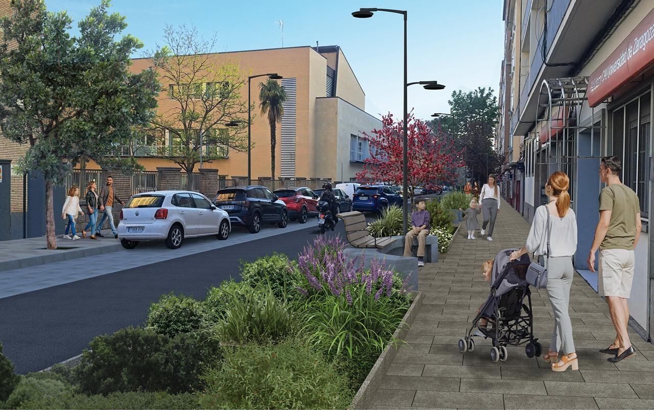 Proyecto de reforma de la calle Pedro Cerbuna de Zaragoza