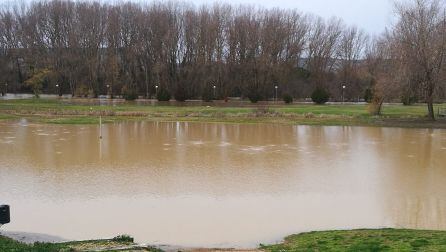 Otra imagen del parque inundado