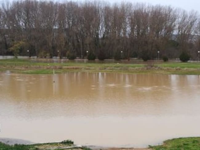 Otra imagen del parque inundado