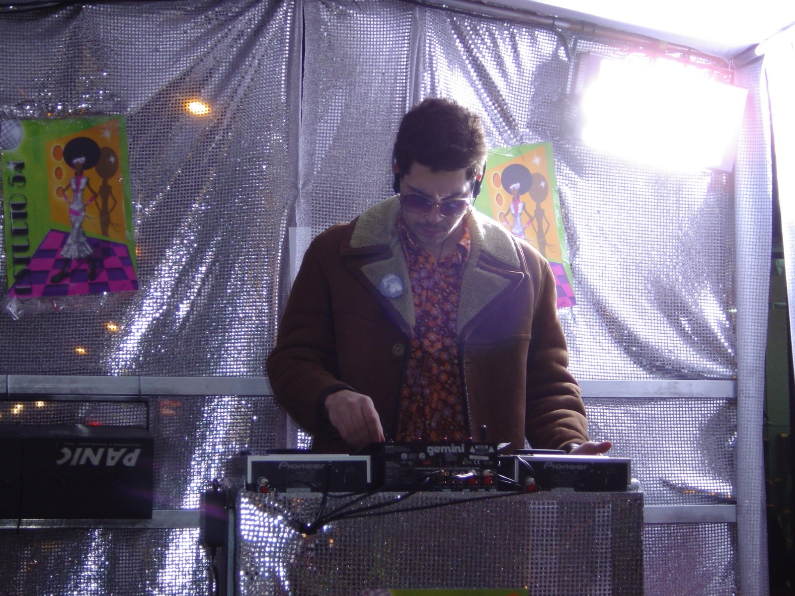 Fernando Ortiz, en su faceta de DJ