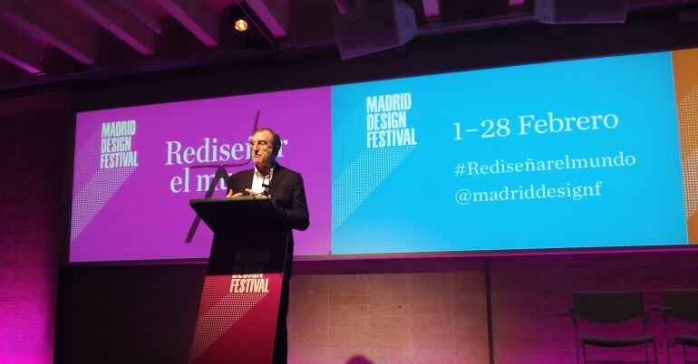 José María Ezquiaga, decano del Colegio Oficial de Arquitectos de Madrid (COAM), uno de las entidades organizadoras del evento, junto a La Fábrica y el Ayuntamiento de Madrid. 