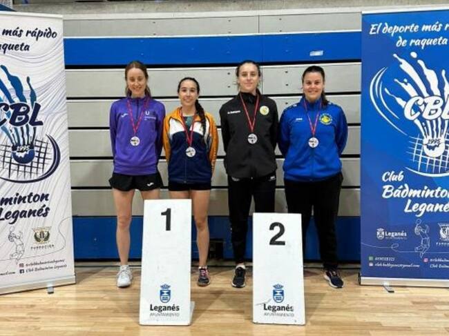 Podio dobles femenino.