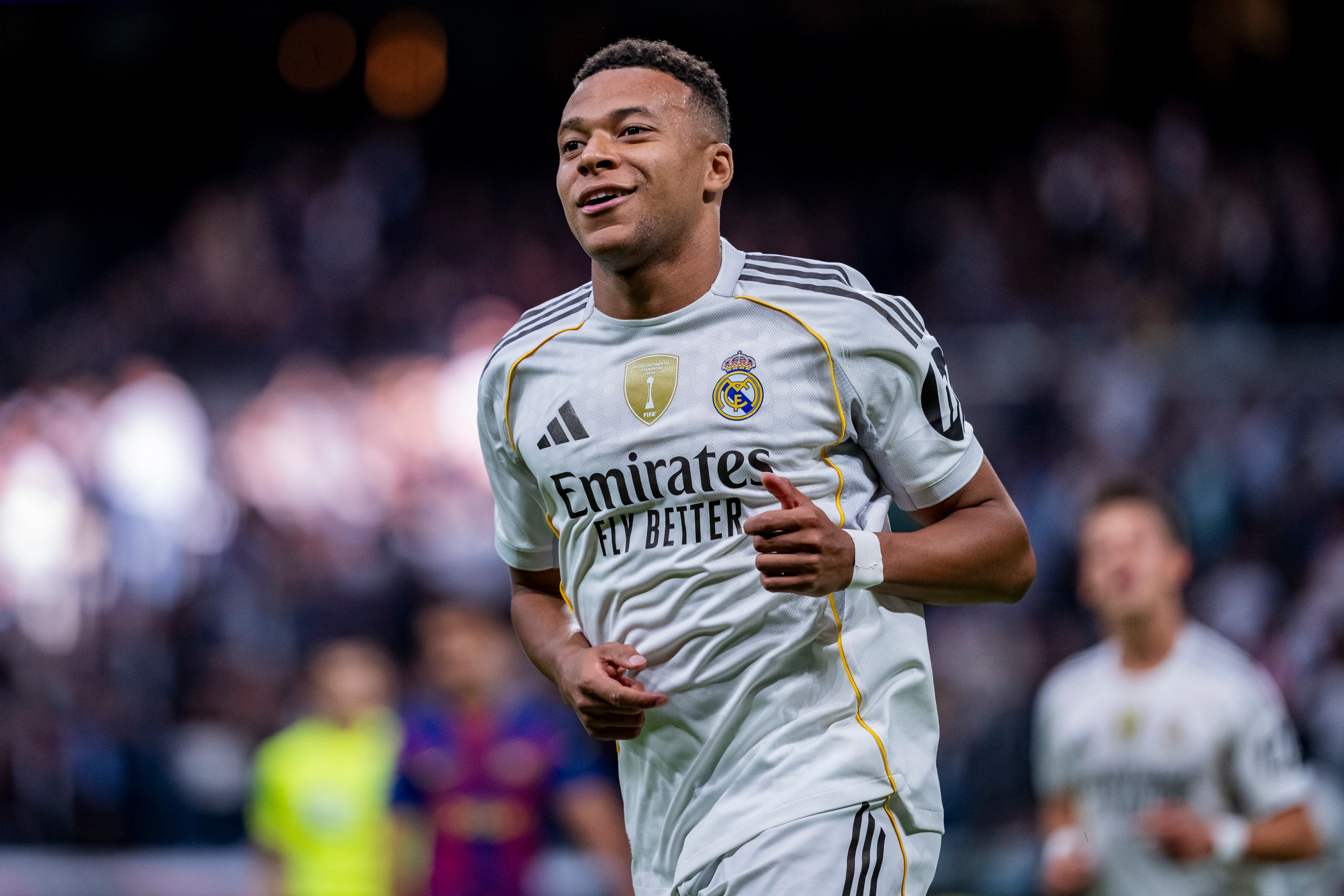 Kylian Mbappé celebrando su gol durante &#039;El Clásico&#039;